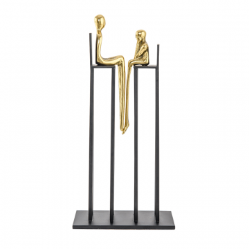 Статуэтка настольная ArtHomeDecor DISCUSSION 4808 BRASS & BLACK