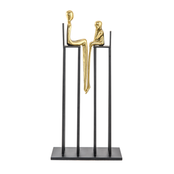 Статуэтка настольная ArtHomeDecor DISCUSSION 4808 BRASS & BLACK