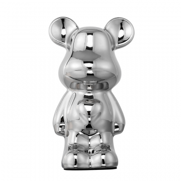 Статуэтка настольная ArtHomeDecor FUNNY BEAR 6652 SILVER