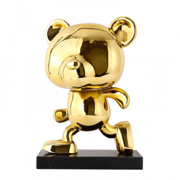 Статуэтка настольная ArtHomeDecor BUSY BEAR 6709 M GOLD