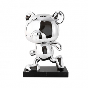 Статуэтка настольная  ArtHomeDecor BUSY BEAR 6710 M SILVER
