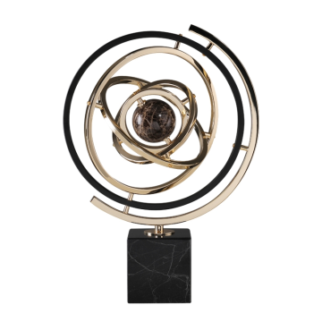 Статуэтка настольная ArtHomeDecor SATURN 4171 L BLACK & GOLD