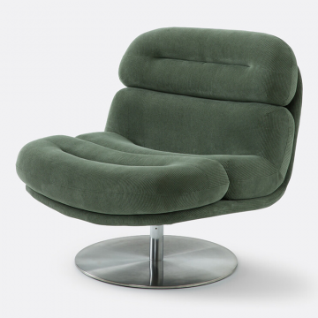 Вращающееся кресло Marlon  единый размер зеленый