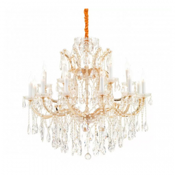 Светильник подвесной iLamp Diamond 6071-18 GD+CL