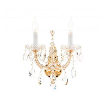 Светильник настенный iLamp Diamond W6071-2 GD+CL