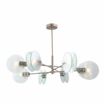 Светильник подвесной iLamp Panorama 15598-8 SN+CL