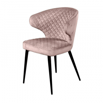 Стул Richard ромб, бархат пепельно-бежевый 25