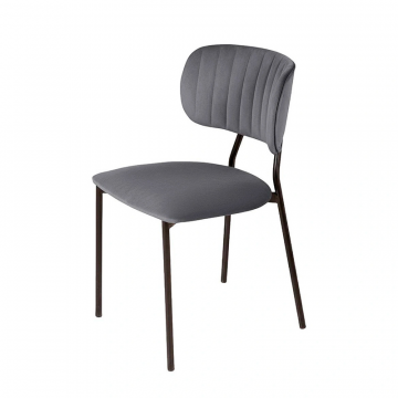 Стул Frost, бархат серый 27