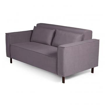 Club диван-кровать прямой, велюр Frost Shark