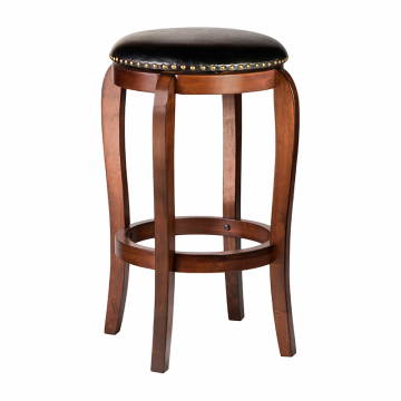 Табурет барный DOBRIN BEN BAR, эспрессо, чёрный