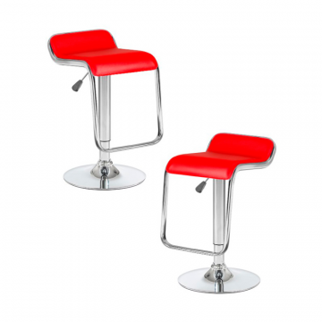 Набор 2 шт Стул барный DOBRIN CRACK, красный
