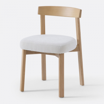 Стул из массива ясеня Germain  единый размер бежевый