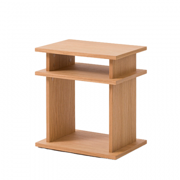 Придиванный столик шпонированный дубом ABAC  единый размер бежевый