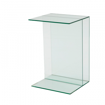 Придиванный столик из закаленного стекла 1 ниша LIVIA  единый размер другие