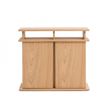 Низкий буфет шпонированный дубом ABAC