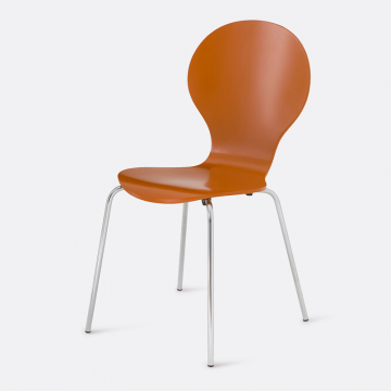 Штабелируемый стул Lenon  единый размер оранжевый