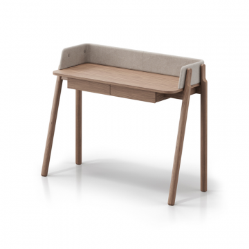 Консоль Basic 120*45 см (натуральный дуб, молочный рогожка)