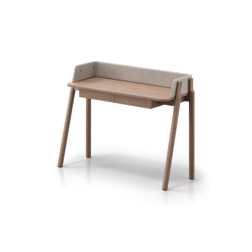Консоль Basic 120*45 см (натуральный дуб, молочный рогожка)