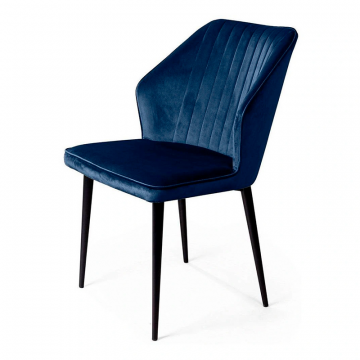 Стул Berg, бархат синий 29
