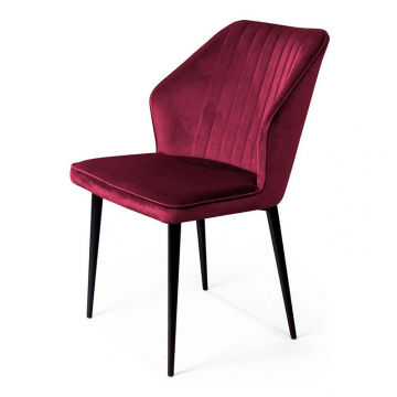 Стул Berg, бархат винно-красный 16 new