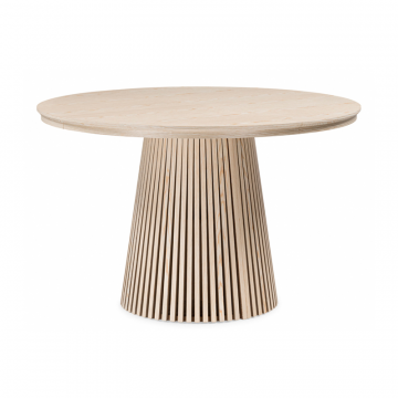 Деревянный стол Mersin 120(200)x120 шпон дуба / бук