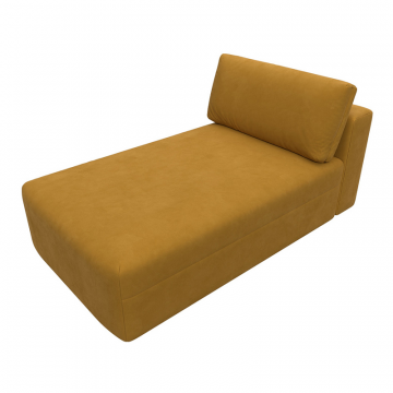 Модуль канапе Лига-060 НПБ, BRUT 10 желтый, Велюр