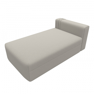 Модуль канапе Лига-060 НПБ, Амур 02 бежевый, Рогожка