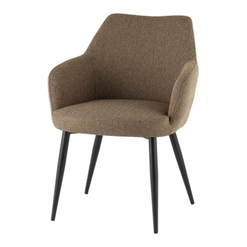 Стул обеденный Katys оливково-бежевый елочка