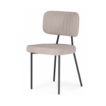 Стул Вакао латте brendy smoke 04 / черный