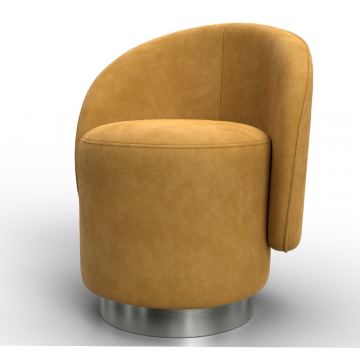 Кресло Лига-108, BRUT 10 желтый, Велюр