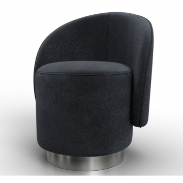 Кресло Лига-108, TOWER 11 темно-серый, Велюр