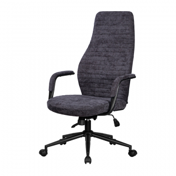 Офисное кресло для руководителей DOBRIN LOKI, антрацит (VRH230-01)