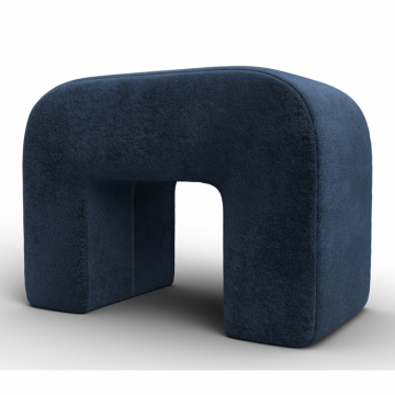 Пуф 008, TOWER 13 синий, Велюр