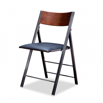 Стул Party, орех/черный