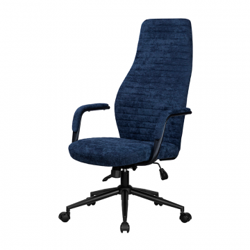 Офисное кресло для руководителей DOBRIN LOKI, синий (VRH230-25)