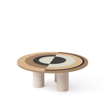 SONIA ET CAETERA MARQUETRY №1 - Низкий круглый стол