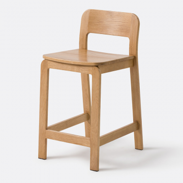 Барный стул из массива дуба TALET  ТАЛЕТ  единый размер бежевый