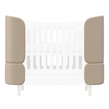 Комплект чехлов для кроватки-трансформера KIDI Soft (бежевый)