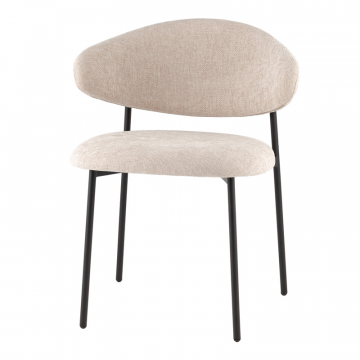 Стул Evan шенилл бежевый