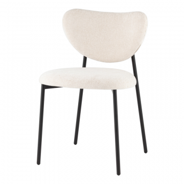 Стул Rina шенилл кремовый