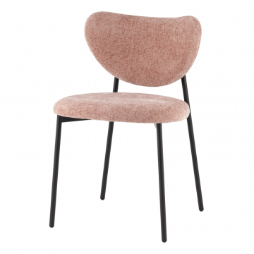 Стул Rina шенилл пыльно-розовый