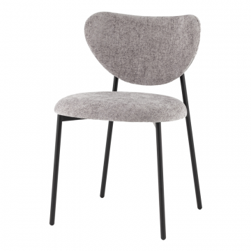Стул Rina шенилл серый
