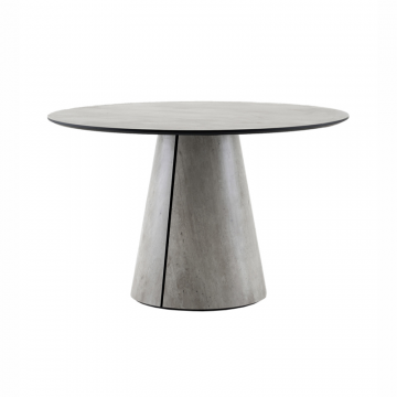 Стол круглый Стивенсон D120 столешница HPL метрополитан