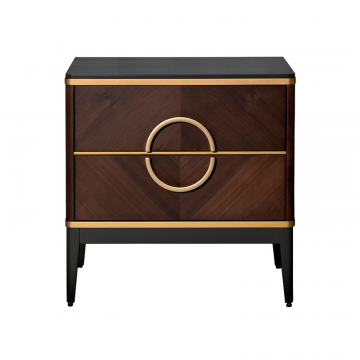 151SV-10001 Тумба прикроватная шпон 2 ящика