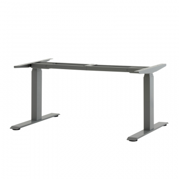 Подстолье для стола с электроприводом и регулировкой высоты, 2 мотора, память 4 уровня высоты, серый