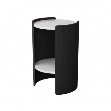 Столик Lagom D 43 см высота 64 см (белый, черный)