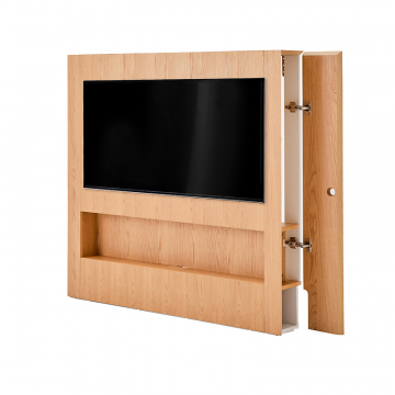 Настенная тумба под телевизор шпон дуба с 1 нишей LASTER