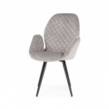 Кресло Муат поворотное confetti silver / черный