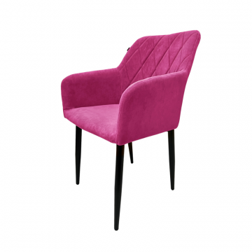Стул мягкий с подлокотниками фуксия Levantes