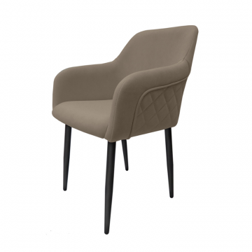 Стул Levantes мягкий серо-бежевый